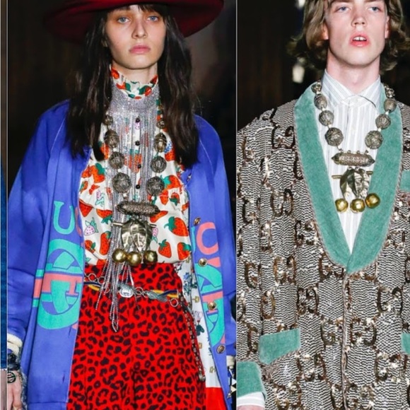 NWT Runway Gucci Women Coat French Terry Cotton Italy Size Small - Picture 2 of 11